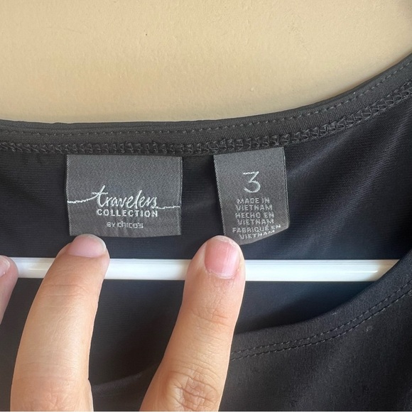 Travellers Collection by Chico's Long Sleeve Tunic Size XL - Modest Casual - Picture 4 of 6